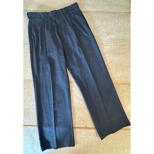 Haggar Men's Cool Right Navy Dress Pants Size 36x30 Classic‎ Fit NWOT